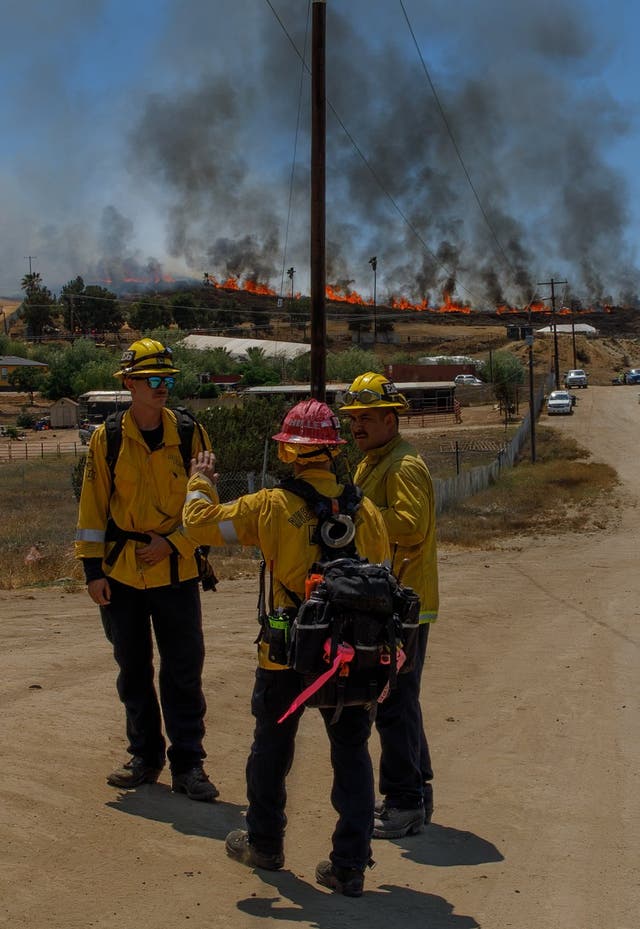 Calfire Riverside Quint Photos Behind The Fire Lines In Riverside County Ahead Of 4th Of July ...