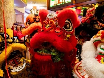 Lion Dancers at Pechanga Resort Casino