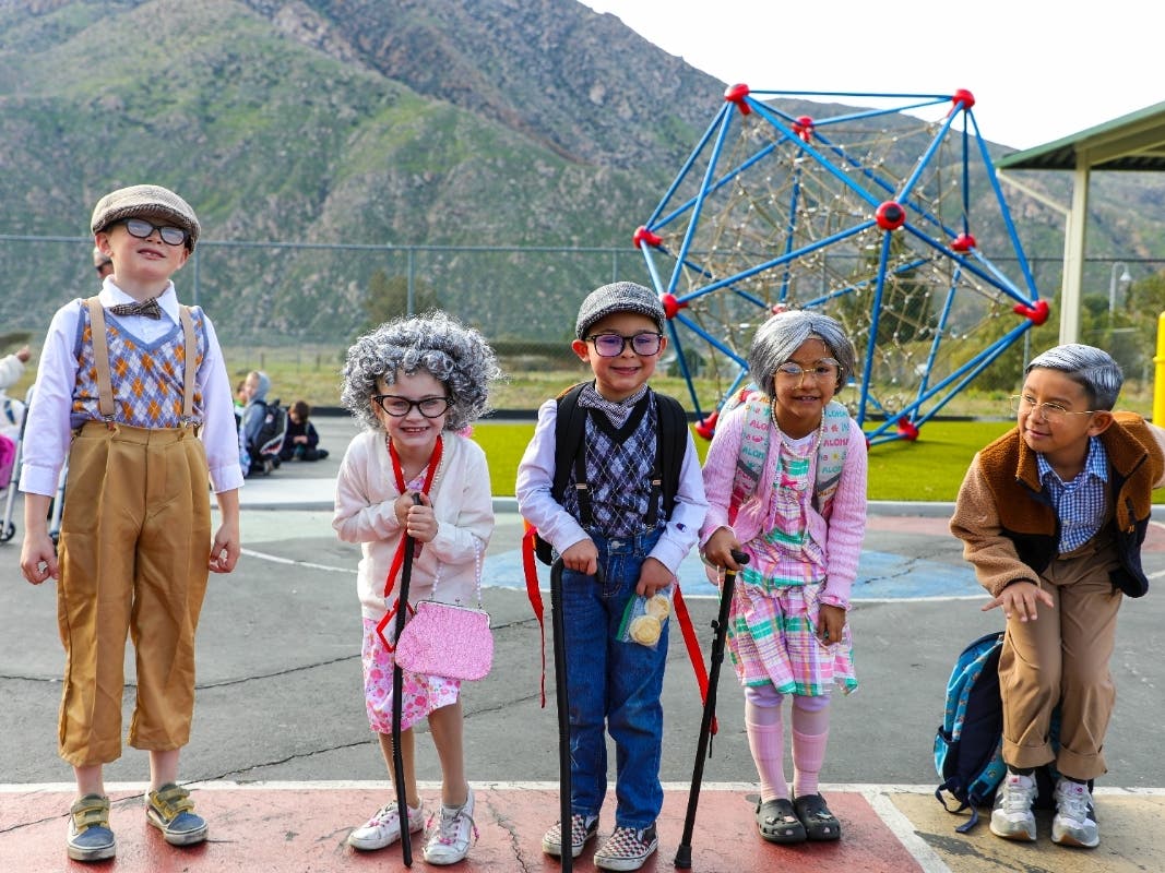These Banning Elementary School Students enjoyed all the 100th Day festivities their school had to offer.