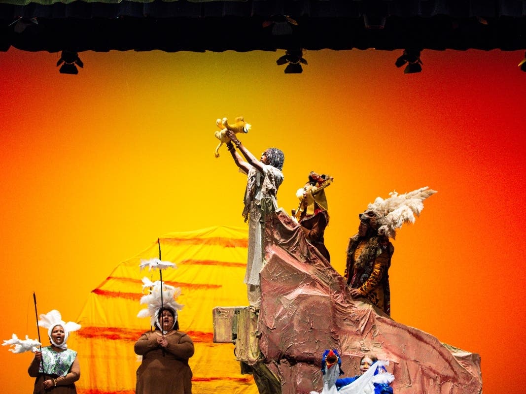 The circle of life at the "Lion King" Jr. Production in Banning.