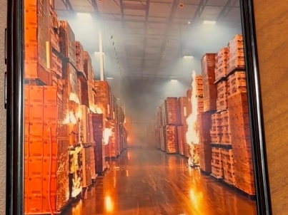 "There goes your inventory," a man believed to be Chamel Abdulkarim said in a social media video shared while igniting the Ontario Kimberly-Clark warehouse.