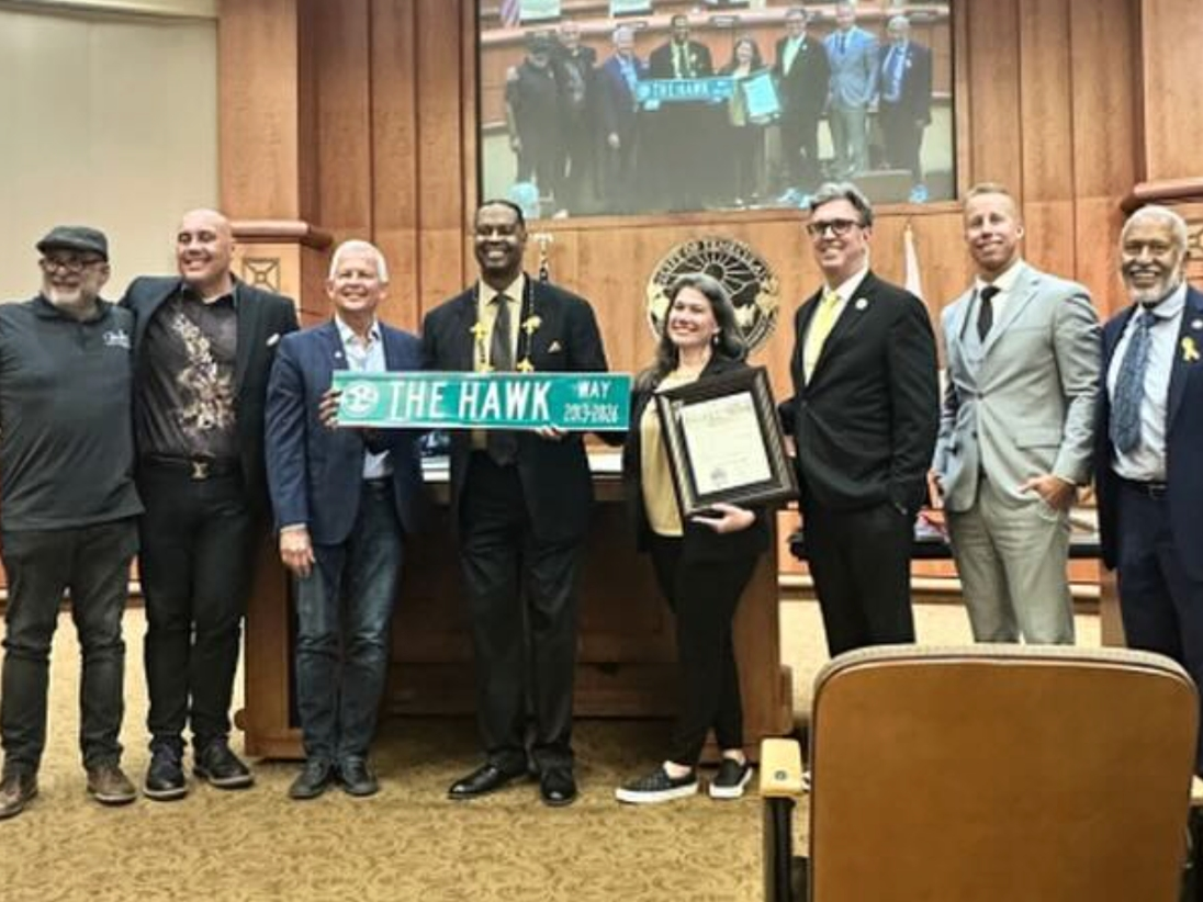 Kevin Hawkins, retiring May 1 after a 35-year public service career, was celebrated this week at the city council meeting.