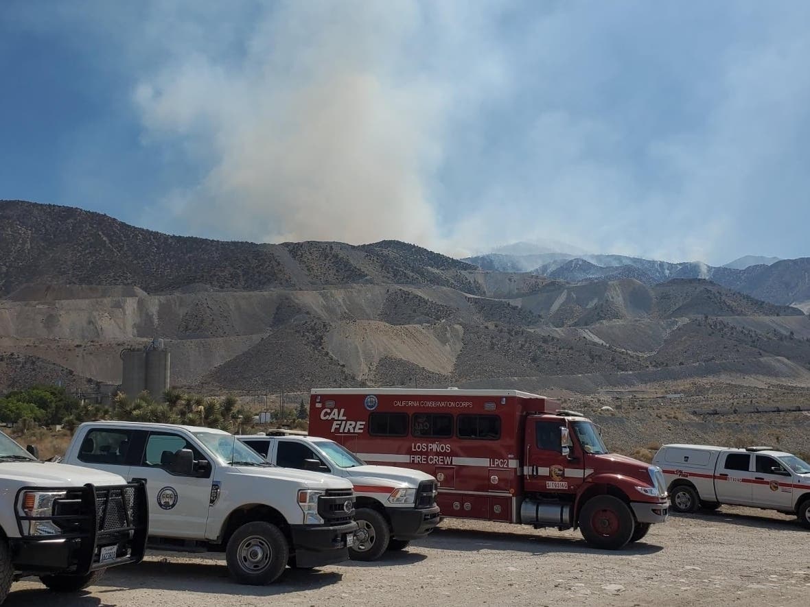 Where there is smoke: property owners in Riverside County are responsible for keeping their homes clear of debris and weeds. 
