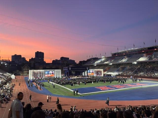 The UPenn Graduation Stage, class of 2026.