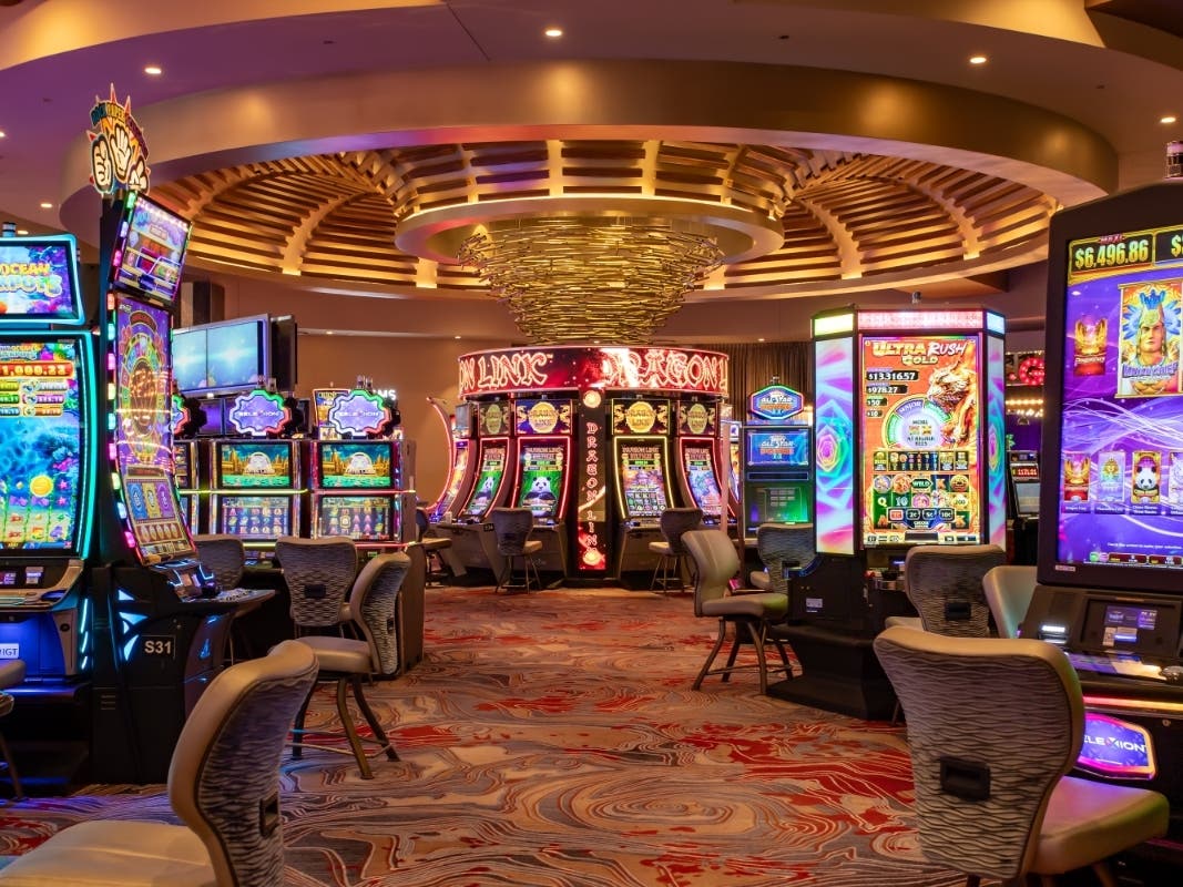 During a visit over the weekend, Santa Barbara resident Michelle K. turned an $8 bet into a $1,278,830.66 jackpot on the slot machine Dancing Drums Dragon by Light & Wonder.
