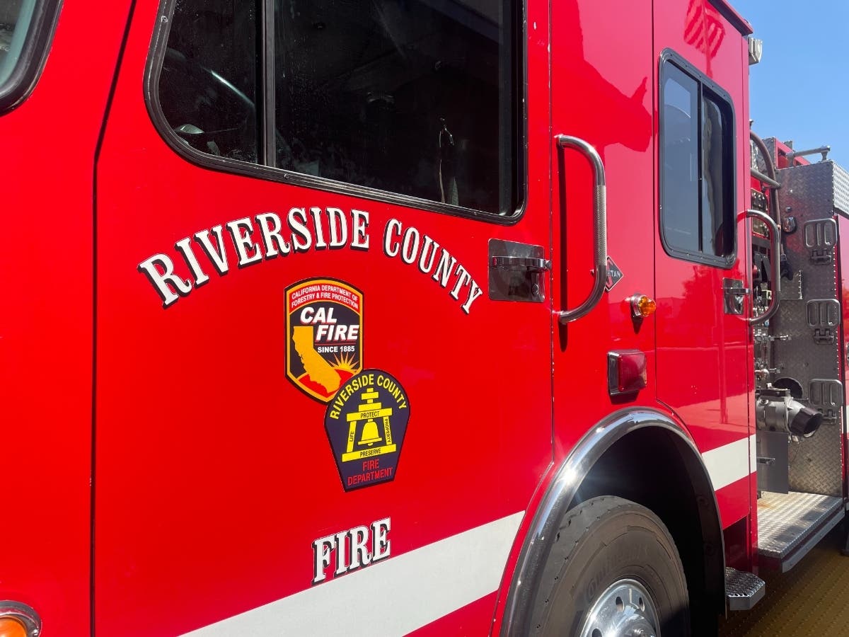 Downed motorcycle draws emergency response Monday in Aguanga.