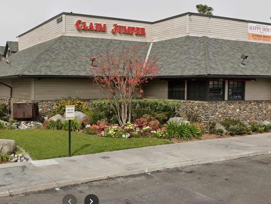 The San Bernardino Claim Jumper restaurant has been dropped from the once-iconic restaurant's map.