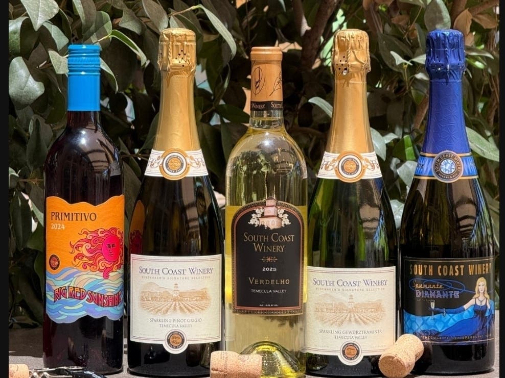Temecula Valley Wine Country's South Coast Winery earned top honors at the 2026 Sunset International Wine Competition, receiving one Double Gold medal and four Gold medals.