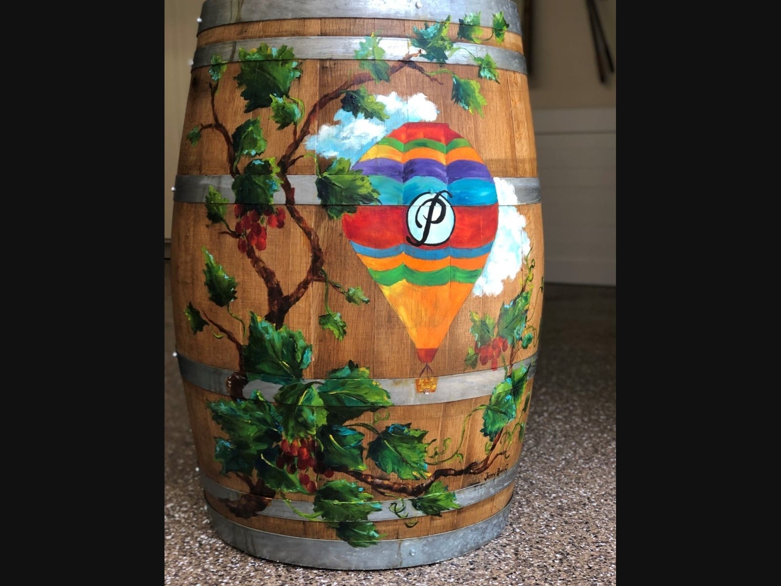 Wine Barrel Art in Temecula.