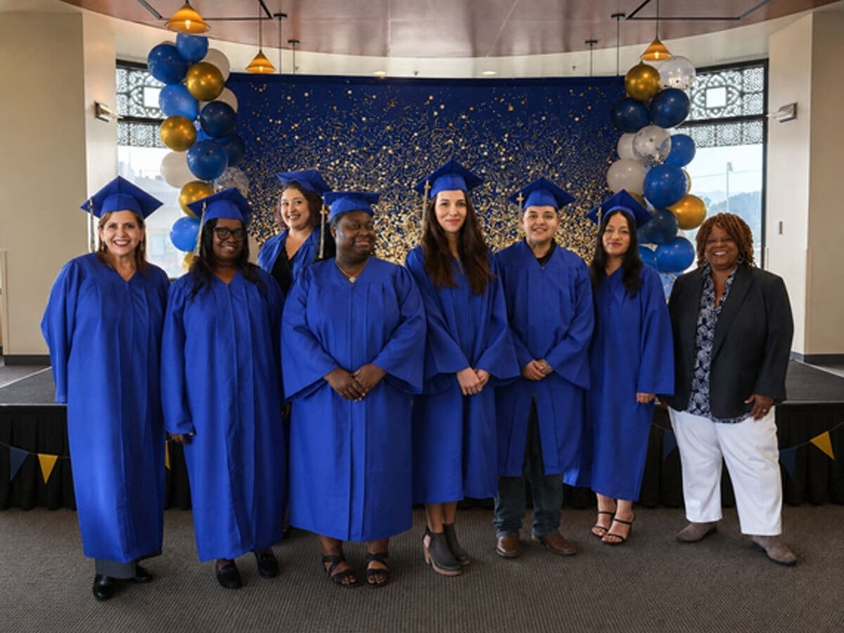 The ceremony included remarks from Valarie Hardie, who celebrated the graduates’ achievements and the determination, resilience and hard work that helped them reach the milestone.