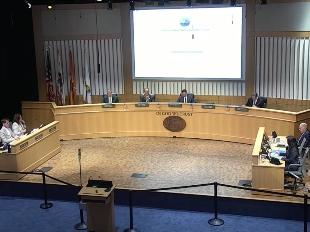 Nine new employees of the City of Lake Forest were introduced at a recent city council session.