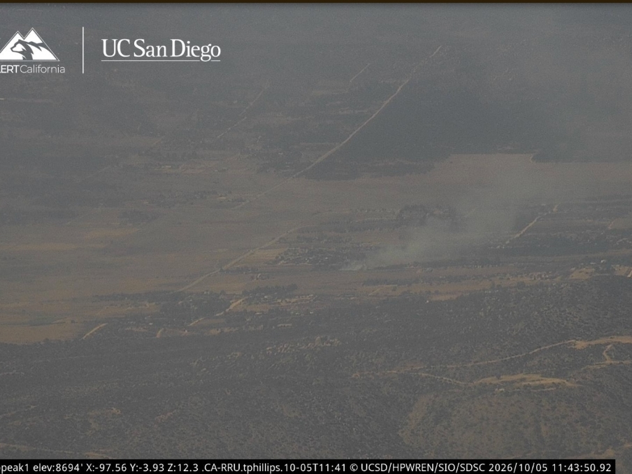 Anza fire.