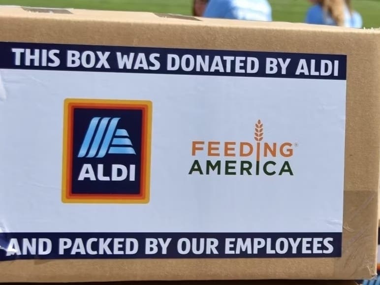 Feeding America and ALDI partner for disaster relief.