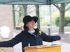 Pamela Zaifman, the leader of The Daffodil Project at The Jewish Center, starts the program and shares that both of her parents were Holocaust survivors.