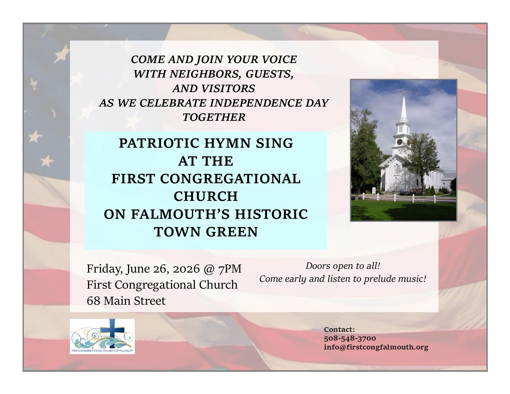 Patriotic Hymn Sing