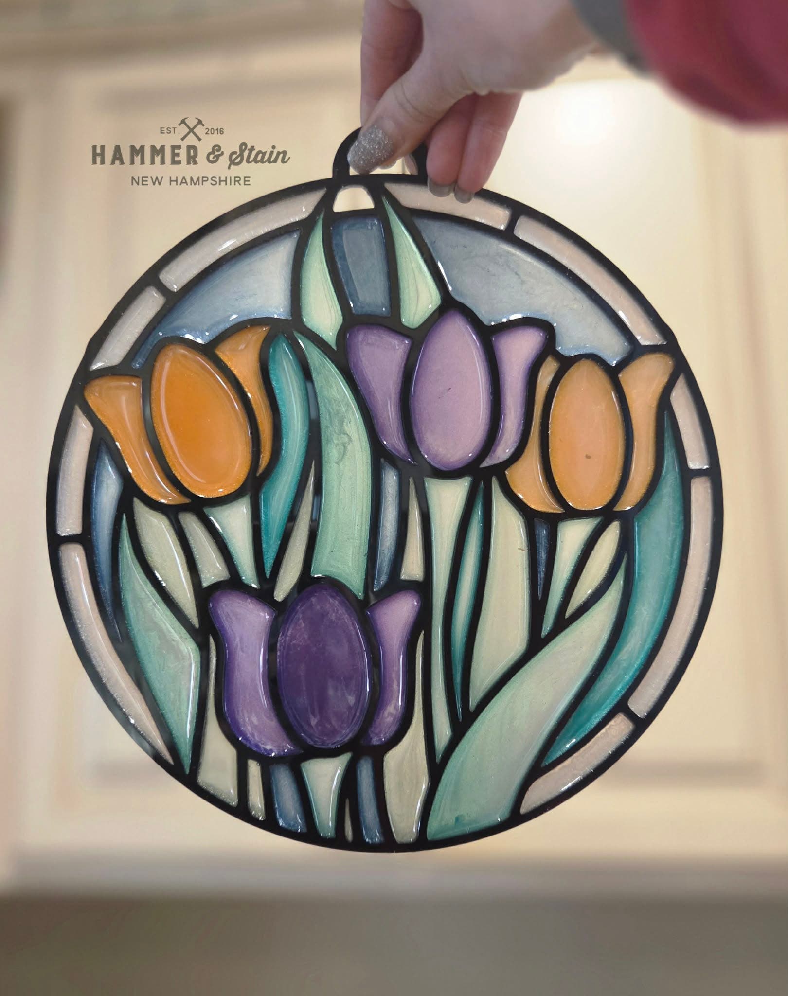Faux Stain Glass – Resin