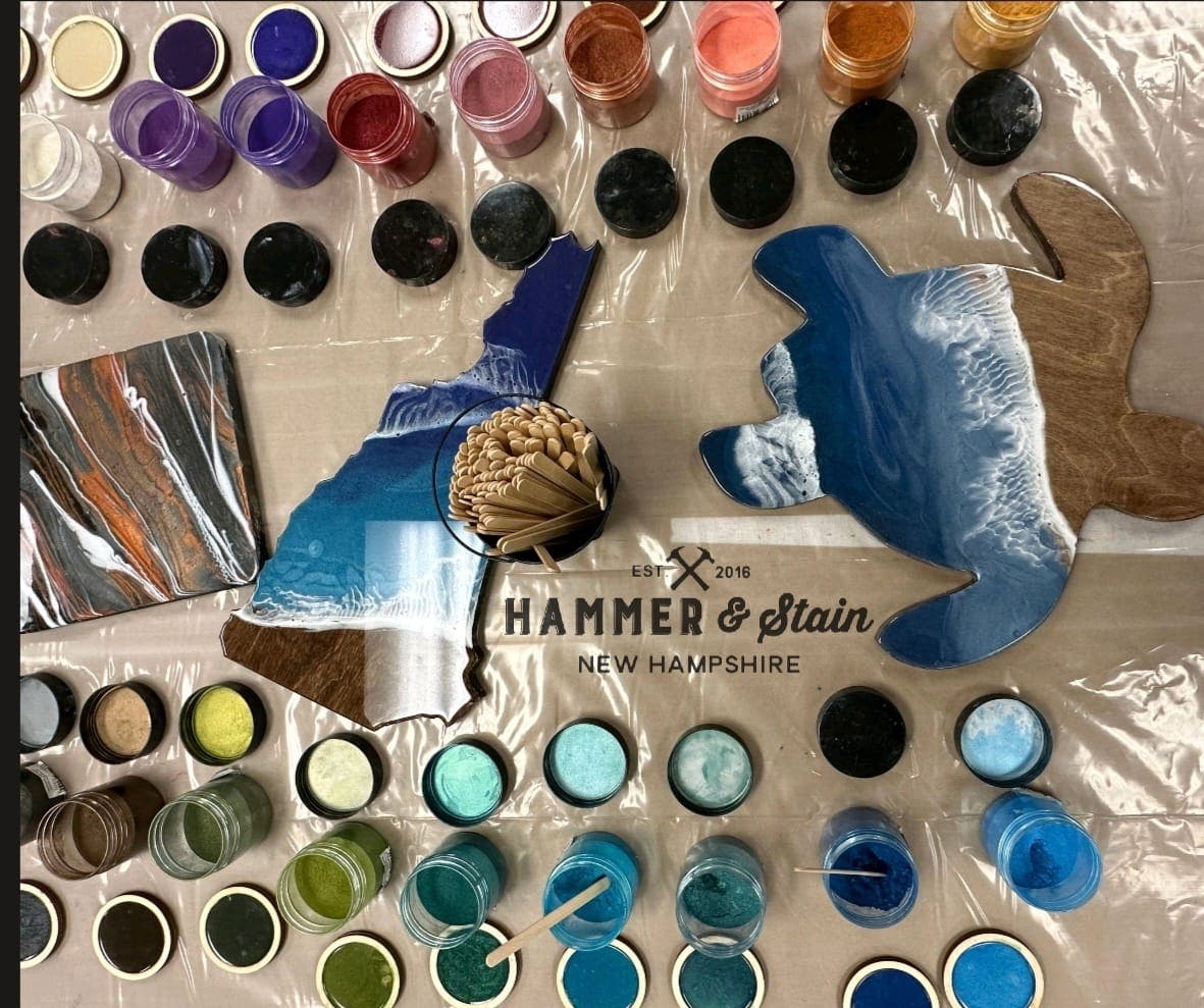 Resin Art Ocean Wave – Trays and Shapes 