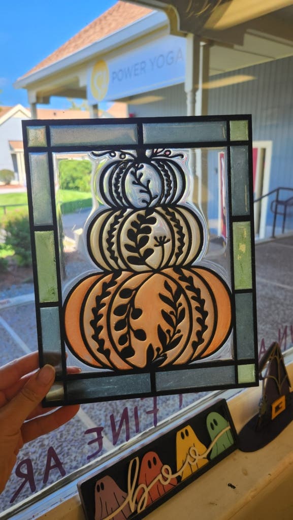 Faux Stain Glass – Resin