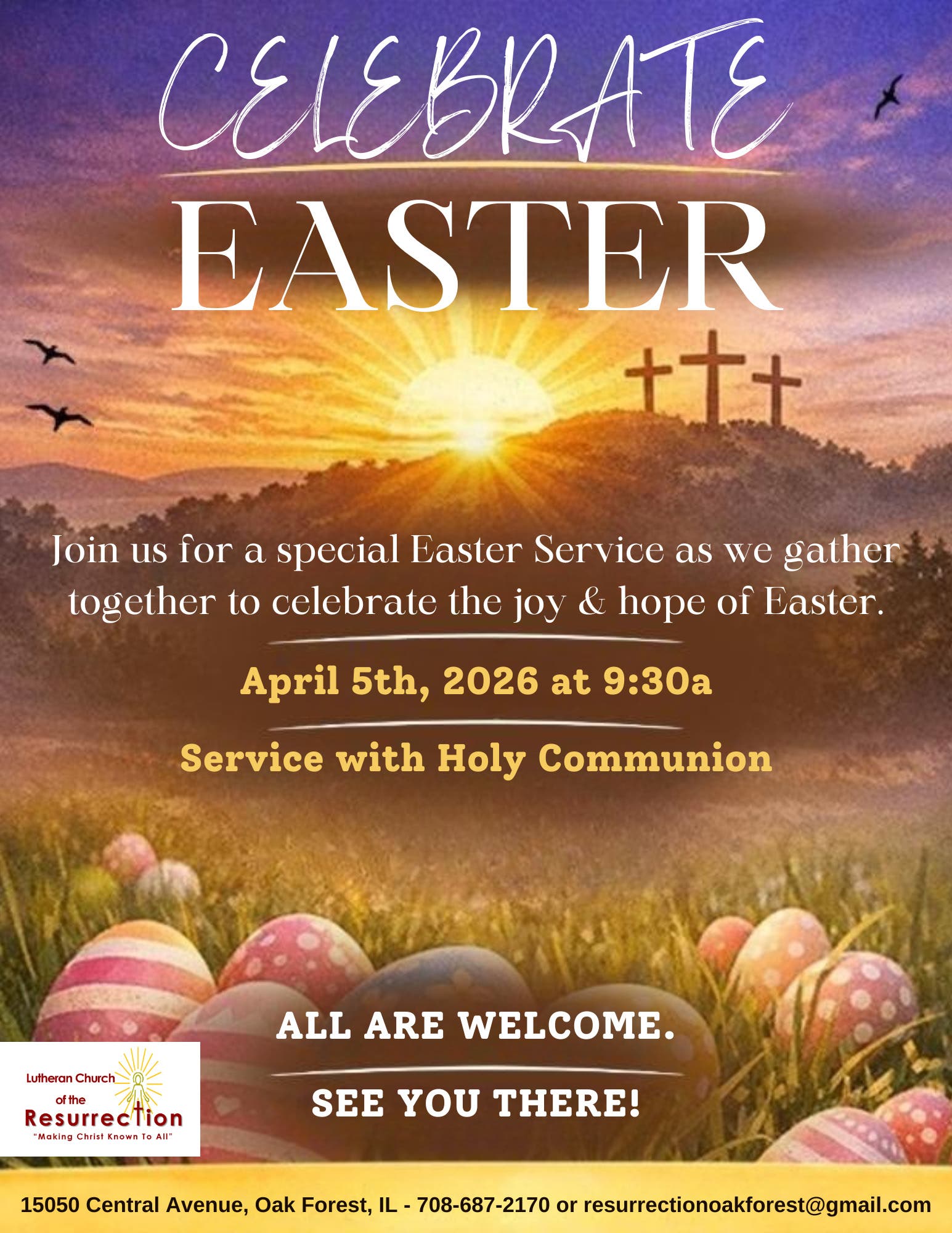 Celebrate Easter with us!