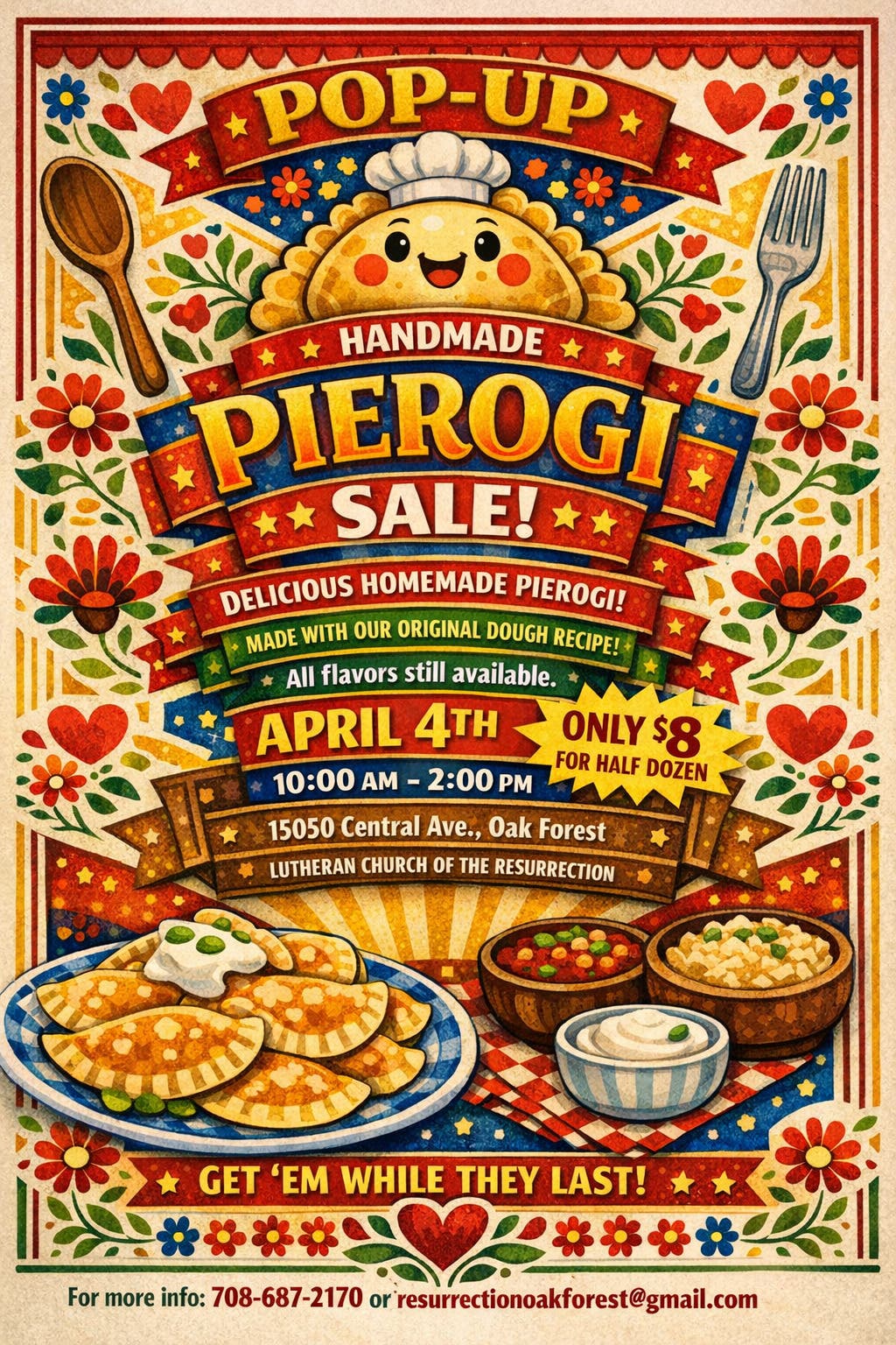 Pop-Up Pierogi Sale