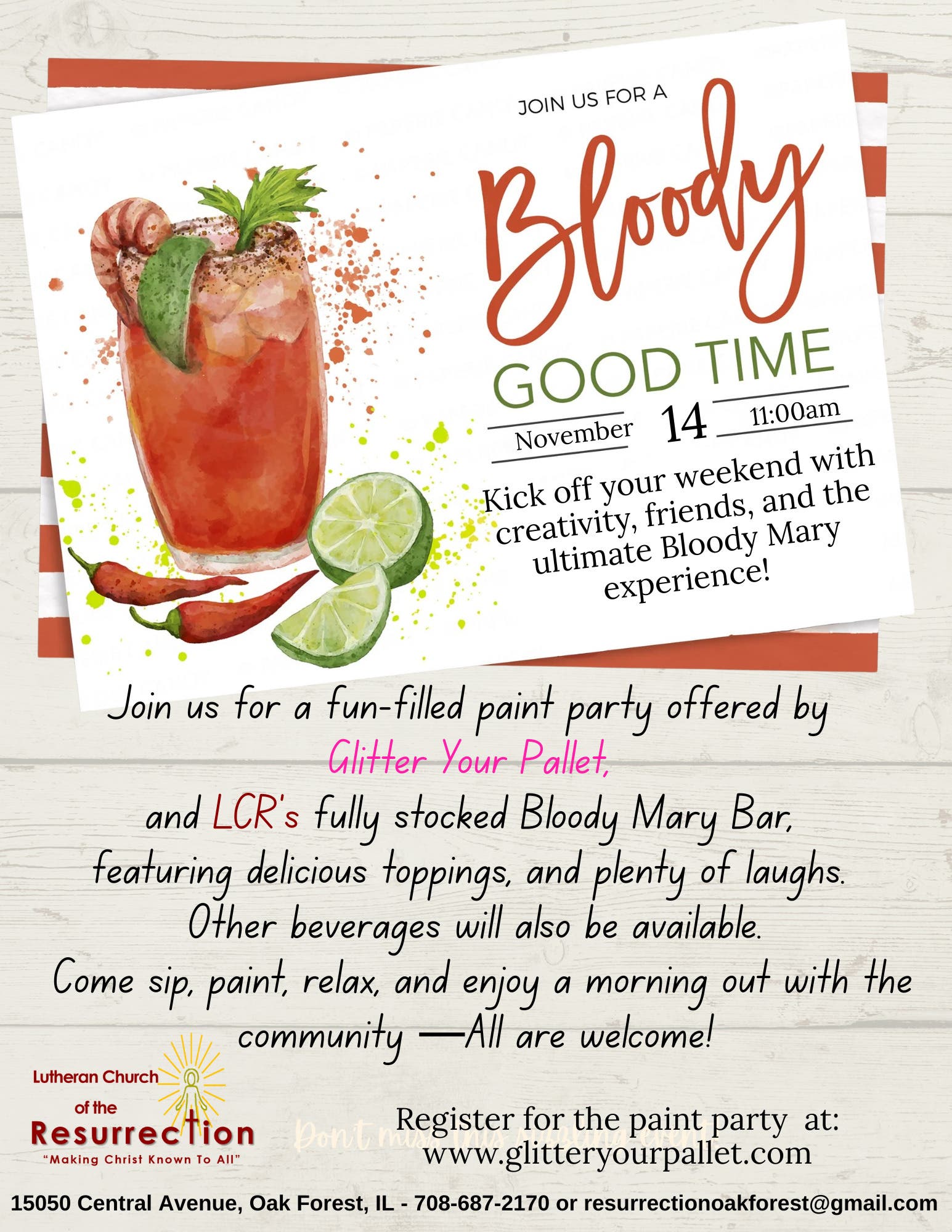 Bloody Mary Paint Party