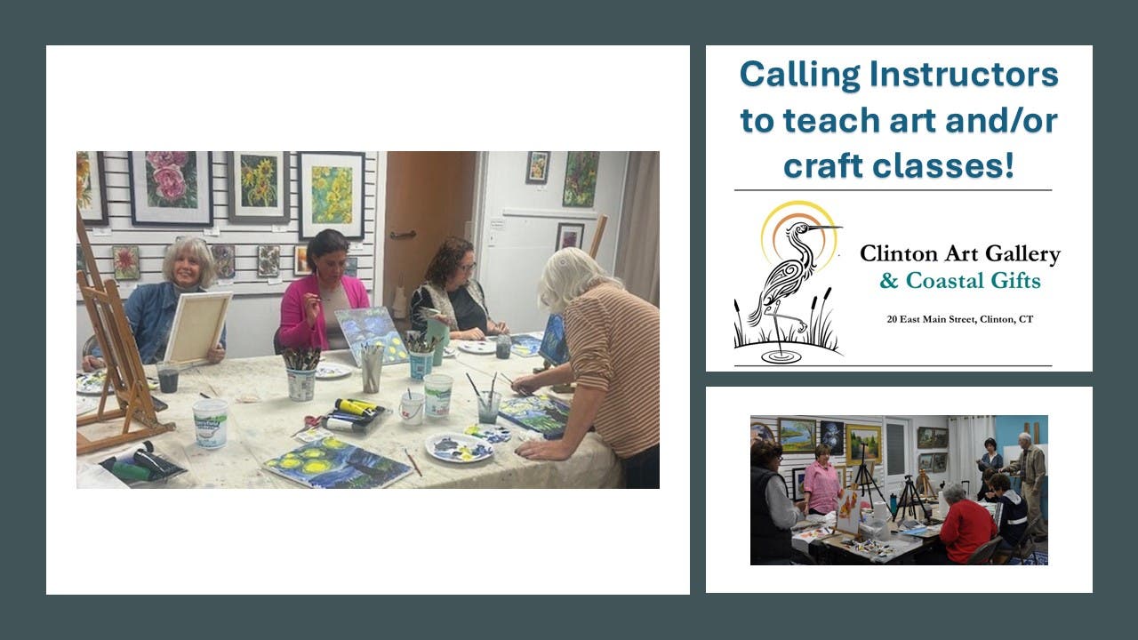 Calling Instructors to teach art and/or craft classes!