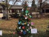 Christmas tree decorated by Troop 75732