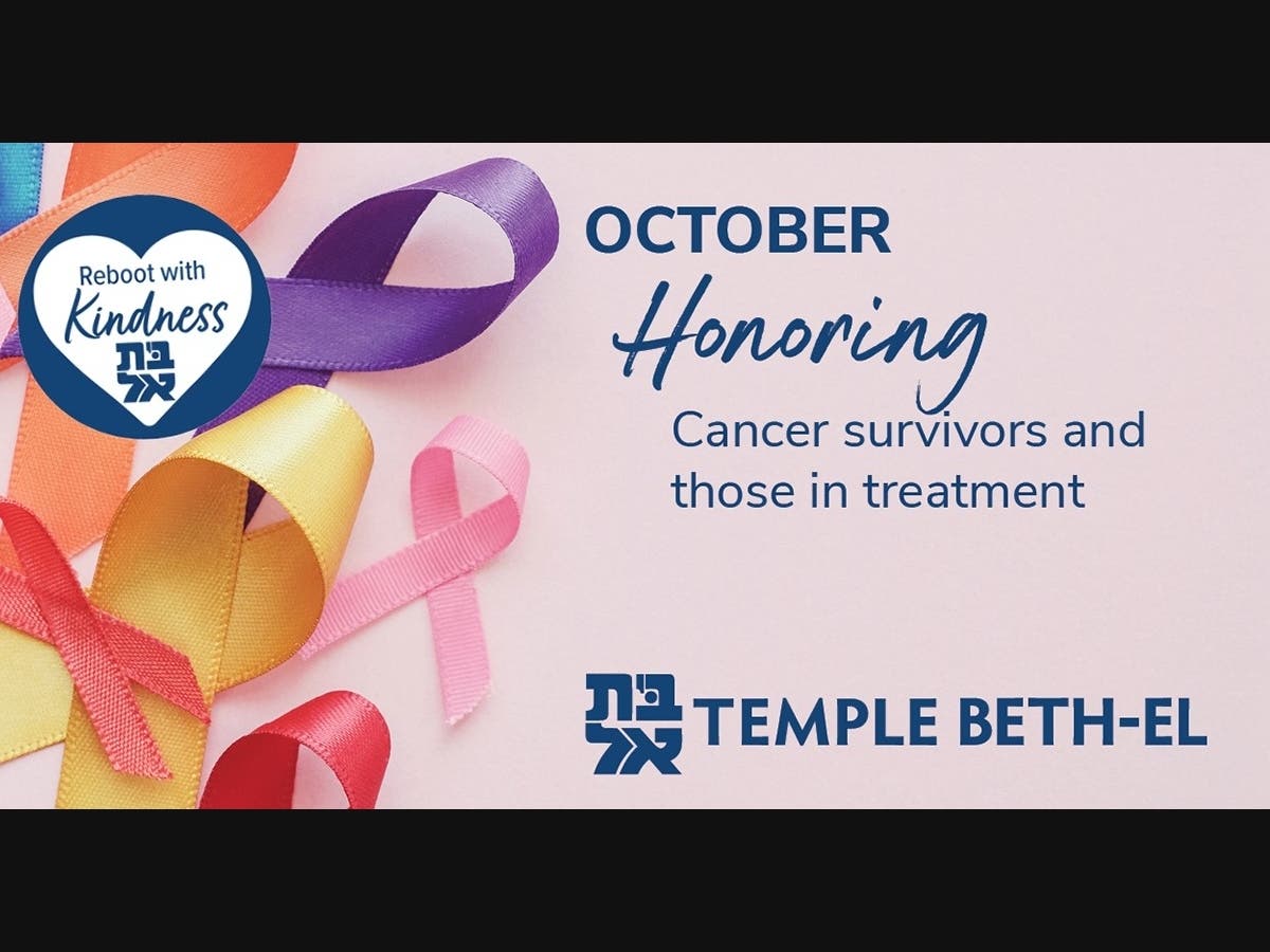 Breast Cancer Awareness Month is being highlighted in October as one of the many themes under the “Reboot with Kindness” campaign at Temple Beth-El, 3610 Dundee Road, Northbrook. 