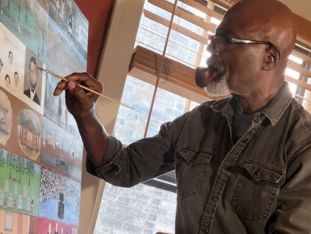 North Shore Senior Center’s (NSSC) Tuesday Club will host Jevoid Simmons, author and artist, who will discuss his artwork and book, "Up From Down Home," on Tuesday, December 12, 2023 at 10 a.m. There is no charge to attend.  