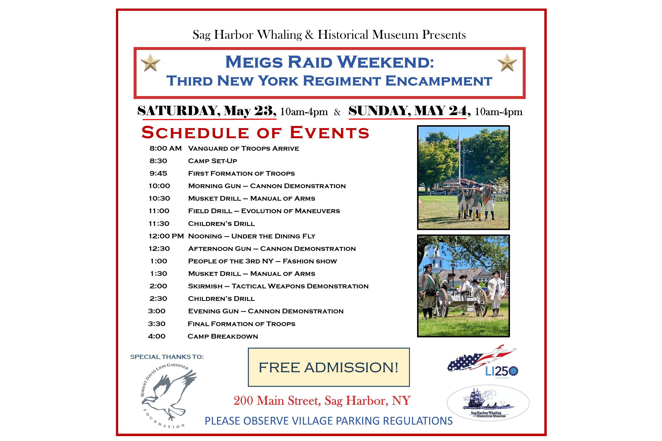 Meigs Raid Weekend: 3rd New York Regiment Encampment 