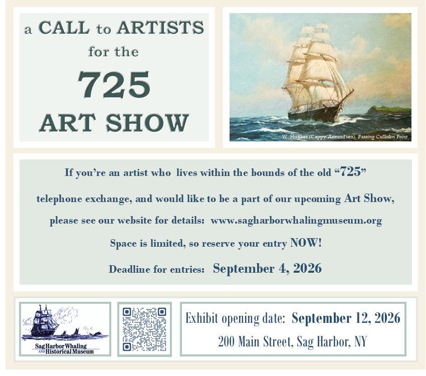 CALL to ARTISTS for the ‘725’ ART SHOW
