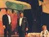 THE COMPANY YOU KEEP REALLY CAN BE HELL!: ESC Actors SAMUEL E. RAMIREZ as Don Juan, Director DARRYL MAXIMILIAN ROBINSON as The Devil and LIZ ROBERTSON as Don Ana in the ESC 1998 Staging of Shaw's 'DON JUAN IN HELL' at HOLSTEIN PARK THEATRE in Chicago. 