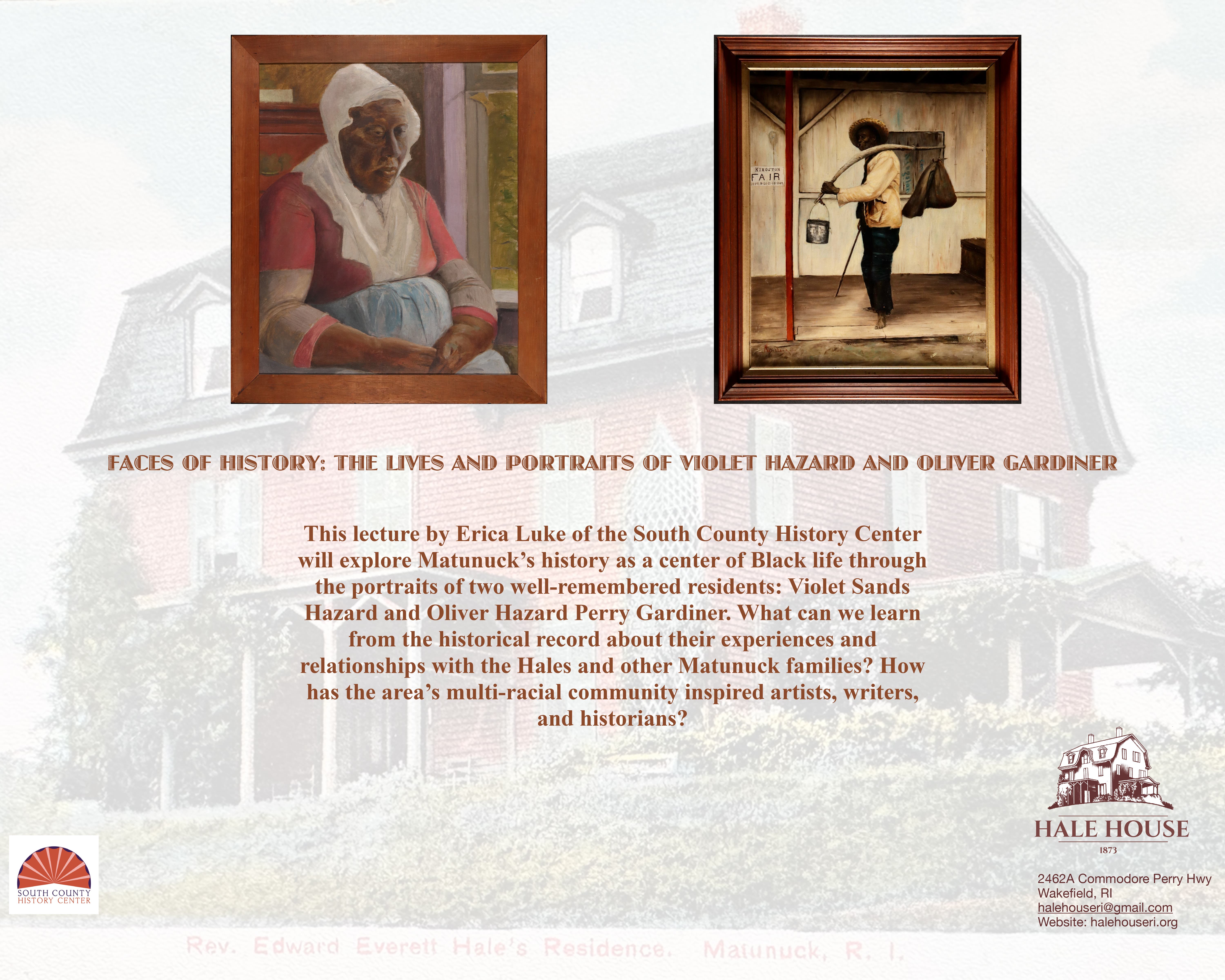 Faces of History: The Lives and Portraits of Violet Hazard and Oliver Gardiner