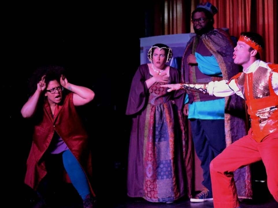 Kayla V. White (left), seen here in Ghostlight's production of "The Princess Without Pots" has been named the new co-artistic director of the theatre company.