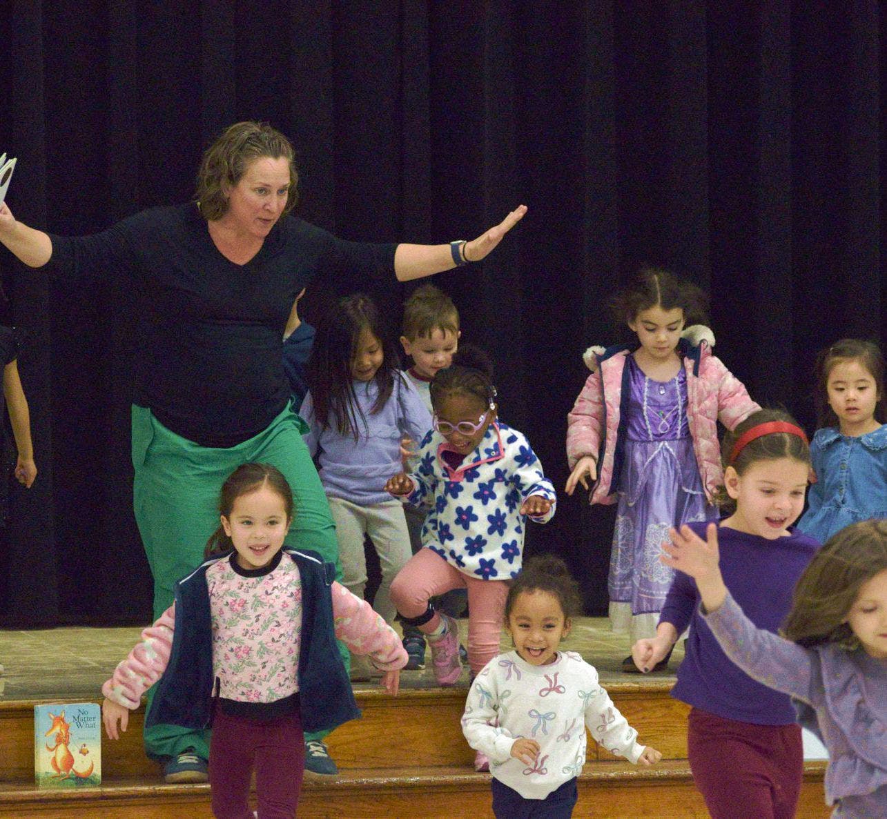 Dancing Our Way Through Books led by Kelly King, Wheaton Family Theatre Series Free Event, Jan.16
