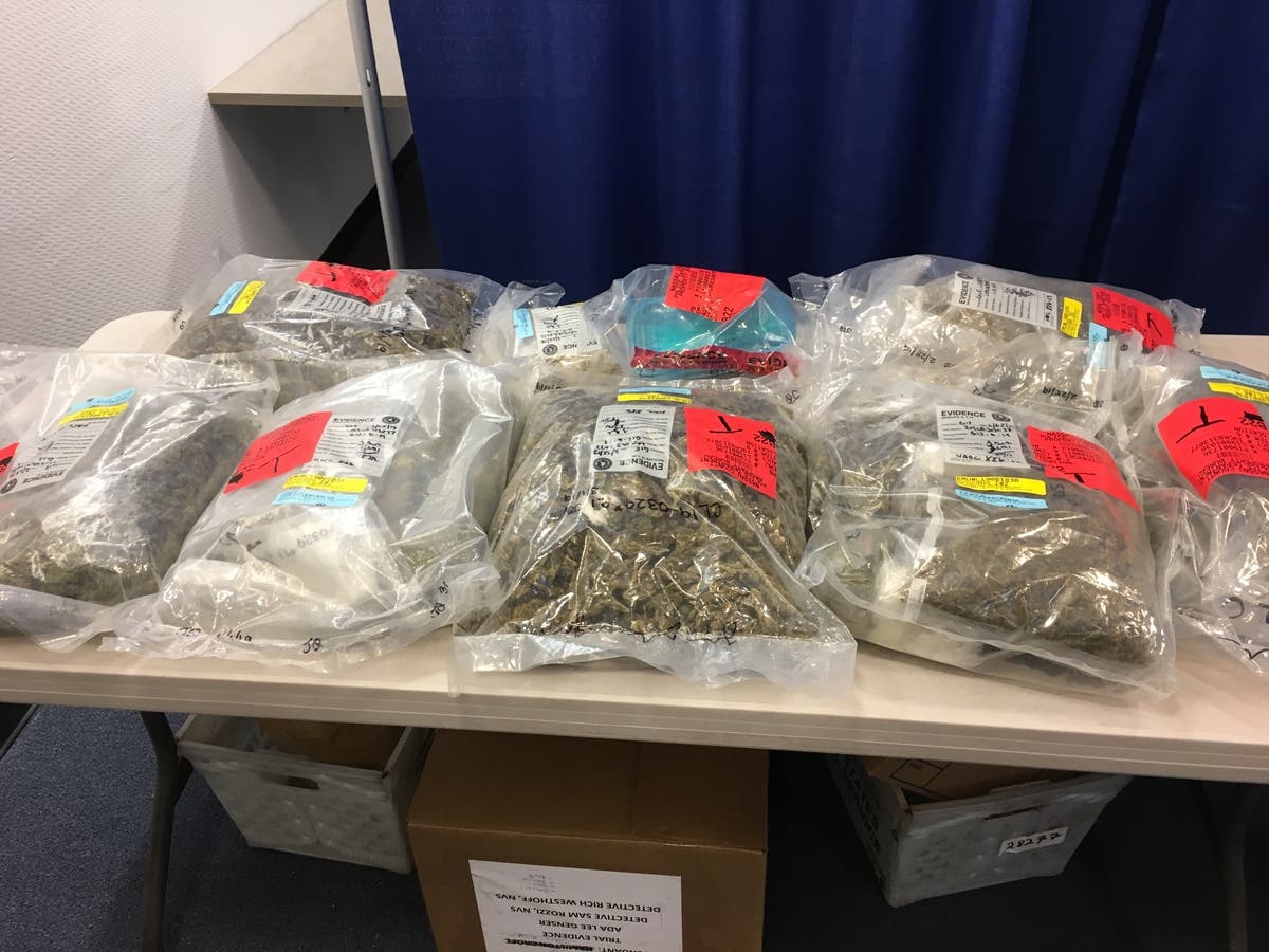 Some of the drugs that investigators seized during their takedown of a Nassau County drug trafficking ring.