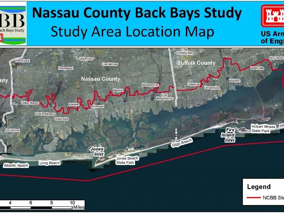 The Army Corps of Engineers will study how to mitigate storm damage along the Back Bays.