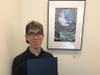 Charles Mandell won third place in the Congressional High School Art Competition.