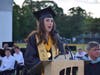 Class of 2019 valedictorian Samantha Minars addressed her peers during the commencement speech.