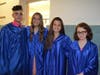 Wisdom Lane eighth graders Brian Brusini, left, Michaela Bridgwood, Olivia Buckley and Zoe Butcher prepared to move up.