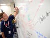 Sixth grader Greg Durst wrote about his favorite school subject in a getting-to-know-you chalk talk activity.