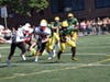 The crowd cheered for Lynbrook junior Ethan Hoyte (right) after he secured the ball. 