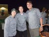From left, CHAMP students Rachel Harnick, Izzi Donelson and Ronnie Golub worked at the booth selling food.
