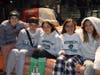 CHAMP student Rachel Harnick, Student Government Secretary Dylan Lipman, wife raffle winners Lauren Gomez-Nieto, Emma Tiongson and Jenna Lanzilotta