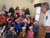 North Bellmore fire inspector Matthew Brennan taught kindergartners valuable fire safety lessons.