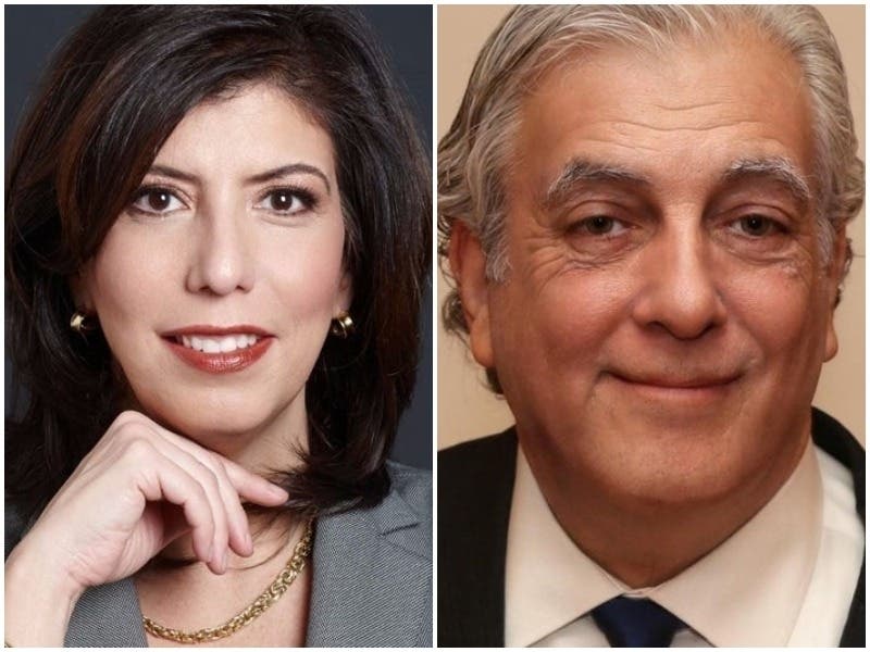 Madeline Singas, left, and Frank McQuade.