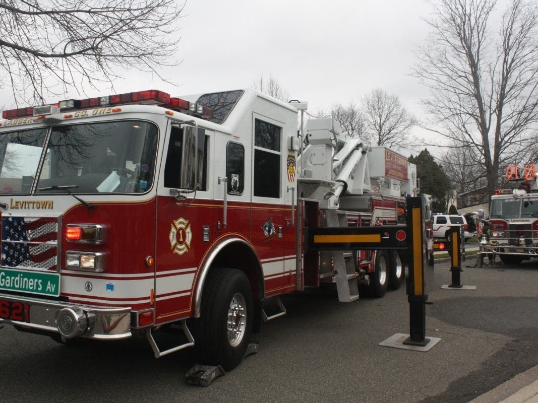 Firefighters from across Nassau County responded to help fight the four-alarm fire.