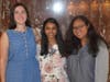Vaishnavi Adupa, left, Alyssa Fong and Alexa Weinchek from East Meadow High School were recently named finalists in the National Merit Scholarship Program. 