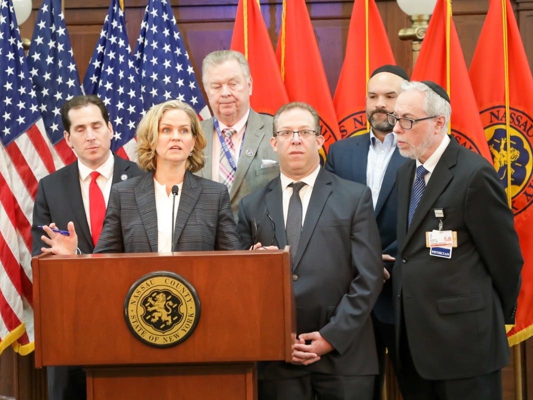 Nassau County Executive Laura Curran declared the coronavirus an "imminent threat to public health."