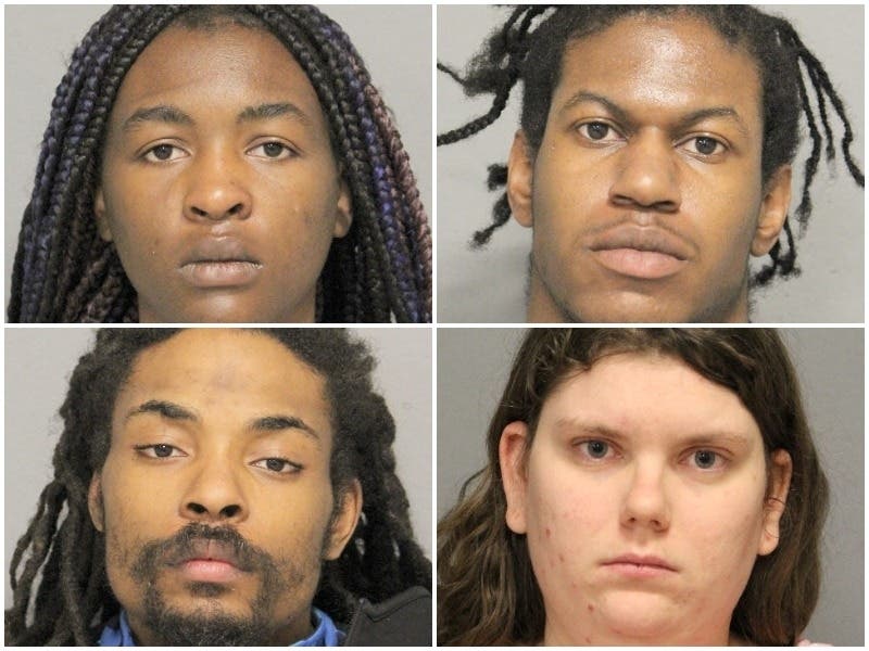 Clockwise from top left are Ryasia McGuire, Bryan Cheeks, Angel Behrens and Brandon Blocker.